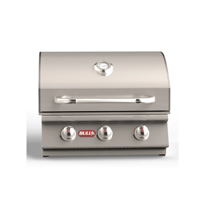 Bull 24" Steer 3-Burner Drop In Grill NG 45,000 BTU - 69009