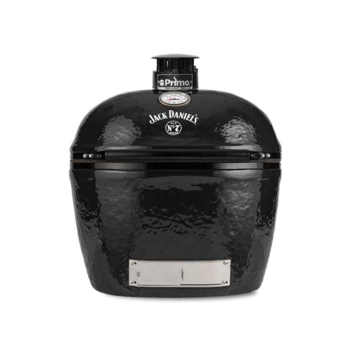 Black ceramic grill with 'Jack Daniel's' branding on a white background