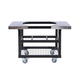 Primo Cart Base with Basket & Stainless Steel Side Shelves for Oval JR - PG00320