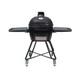 Primo Oval Junior 2000 Series All-In-One Charcoal Grill/Smoker - PGCJRC